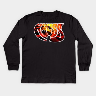 Vintage kyuss sunset Kids Long Sleeve T-Shirt